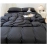 Black Bedding Set Soft Bed Linen Set Washed Cotton Duvet Cover Pillowcase and Bedsheet постельное бельё набор Home Bedclothes