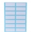 168Pcs 12Sheets/pack 13x38mm Paper Self Adhesive Sticky White Label Name Stickers Blank Note Label Bar DIY Stationery Sticker