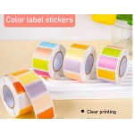 500Pcs/Roll Self-adhesive Label Stickers Durable Stationery Supplies Waterproof Labels Index Blank Writable Sticker