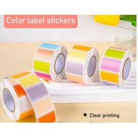 500Pcs/Roll Self-adhesive Label Stickers Durable Stationery Supplies Waterproof Labels Index Blank Writable Sticker
