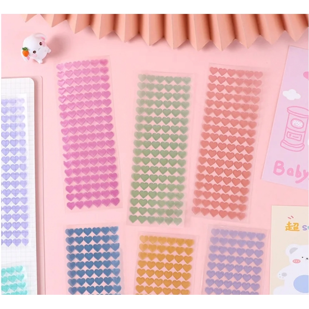 700+ PCS Girls Waterproof Phone Heart Laptop PVC Stickers Water Bottles Decoration Cute Candy Color Stationery Decals Card Kids   4.5  11 Reviews