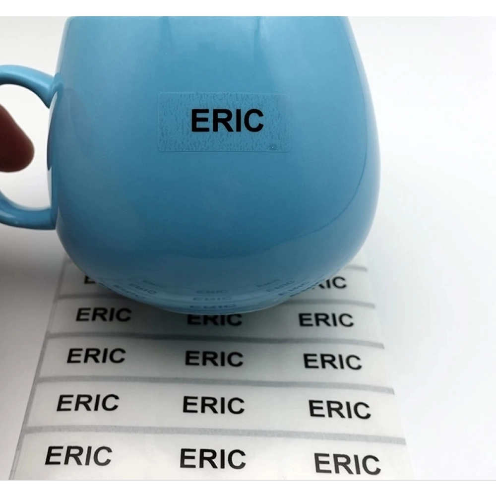 120pcs Transparent Custom Name Stickers Personalized Label Waterproof Office Supplies Tags School Stationery Scrapbook Sticker