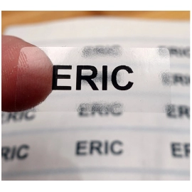 120pcs Transparent Custom Name Stickers Personalized Label Waterproof Office Supplies Tags School Stationery Scrapbook Sticker